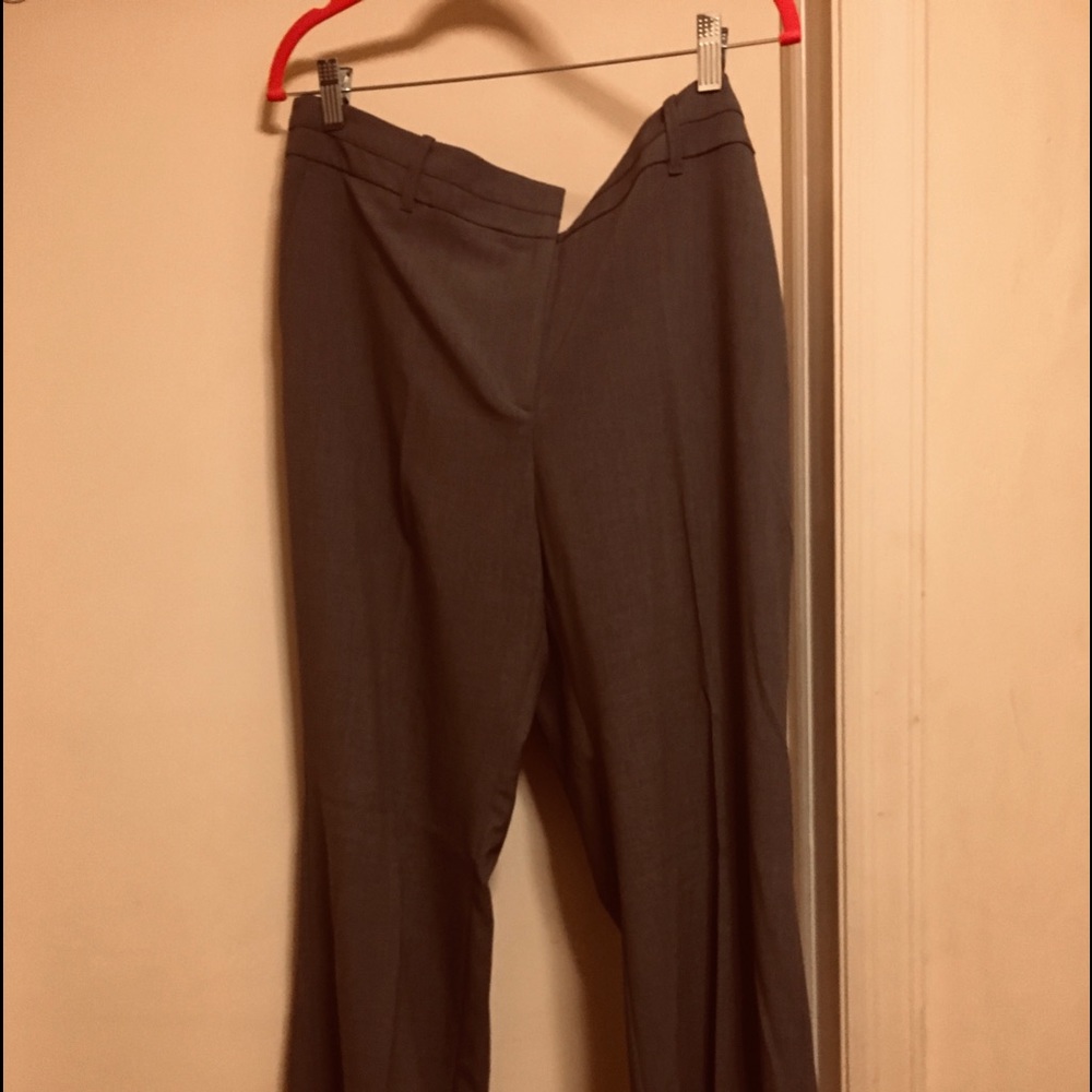 Gray dress pants